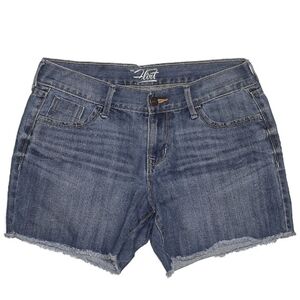 Old Navy The Flirt Raw Hem Cut-off Jean Shorts Jorts Women's Size 4 Causual EUC